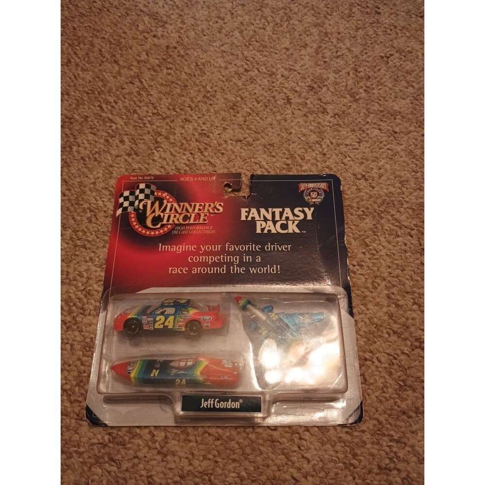 1998 Jeff Gordon #24 Winners Circle Fantasy Pack Set NASCAR Racing 1:64 Superman